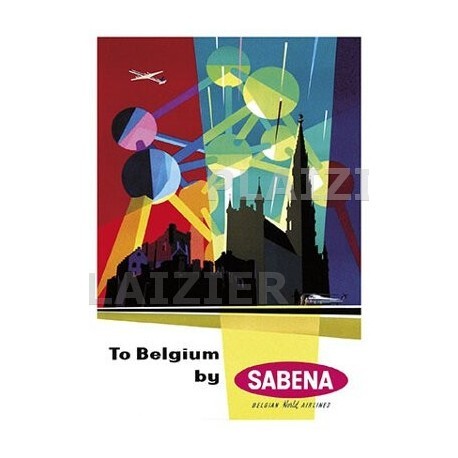 To Belgium by Sabena (A 5252)
